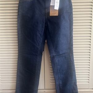 L.L. Bean Women's Dark Blue Jeans